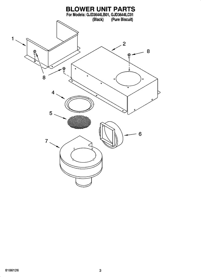 Diagram for GJD3644LC01
