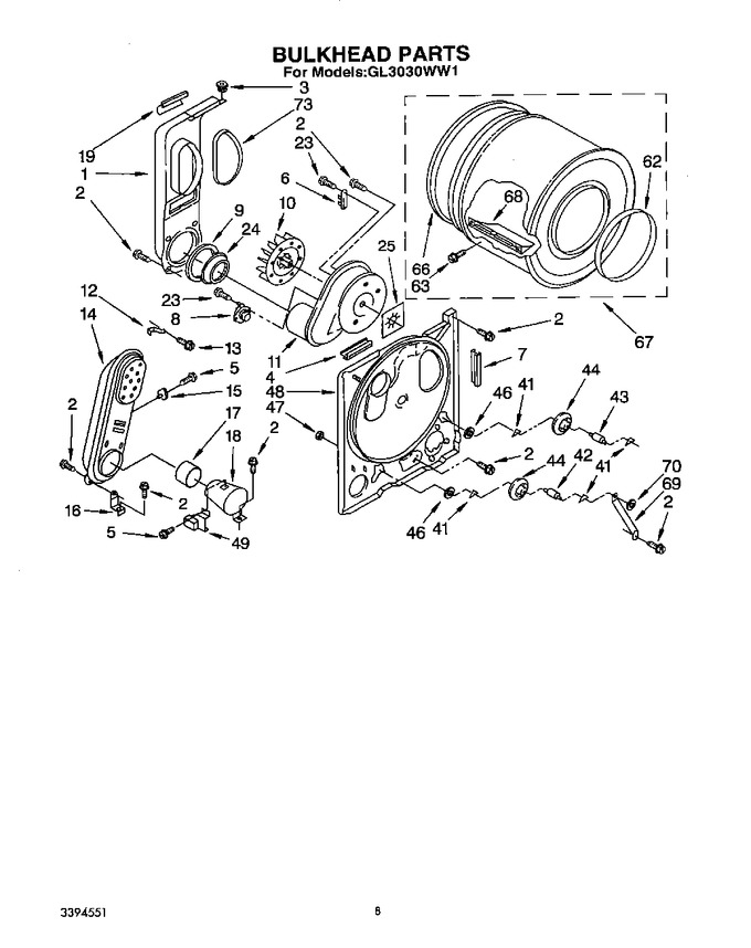 Diagram for GL3030WW1