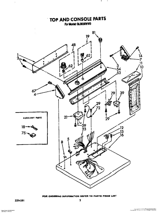 Diagram for GL3030WW0
