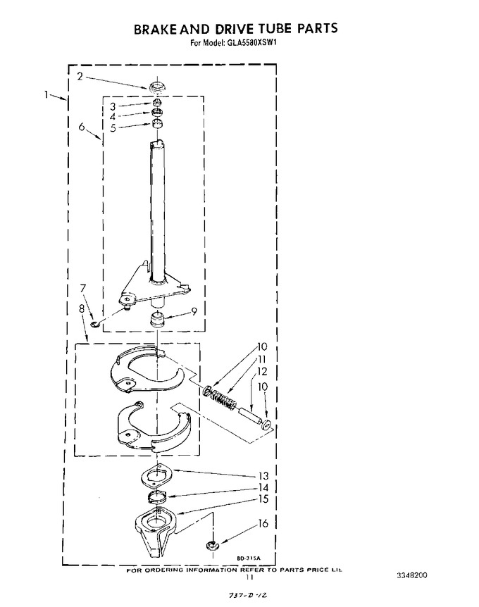 Diagram for GLA5580XSG1