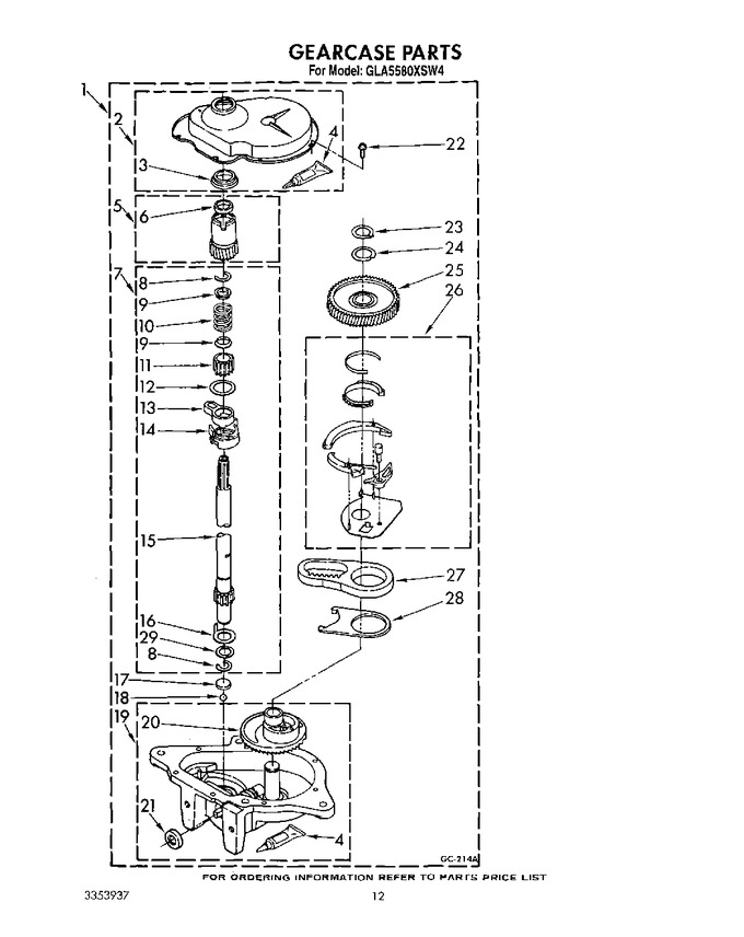 Diagram for GLA5580XSG4