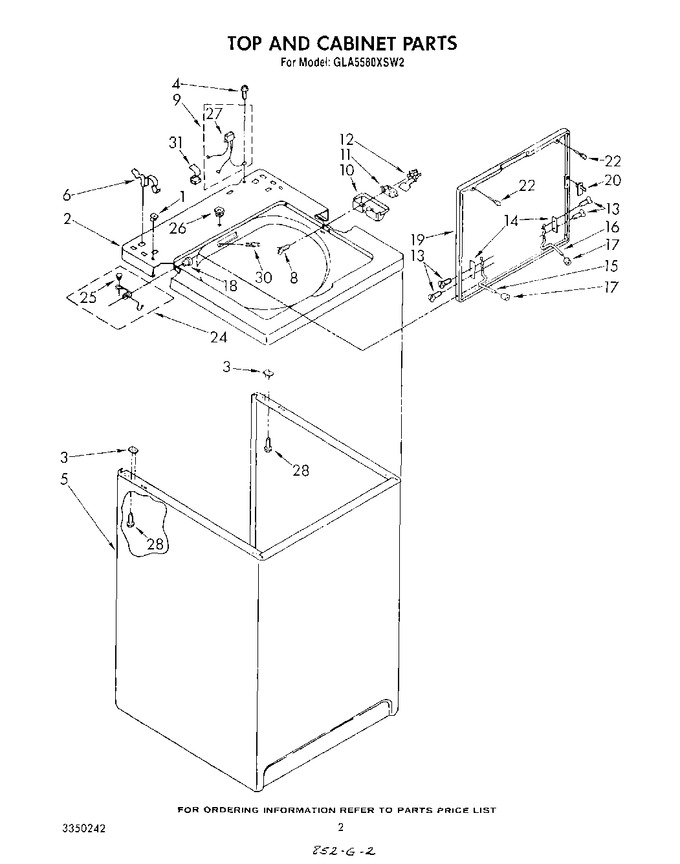 Diagram for GLA5580XSW2