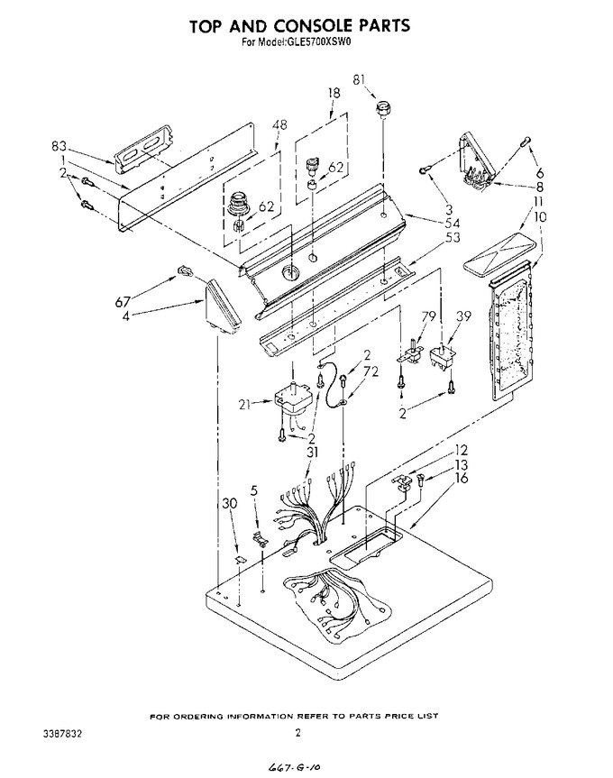 Diagram for GLE5700XSW0