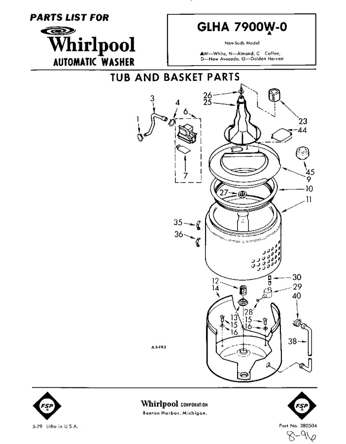 Diagram for GLHA7900W0
