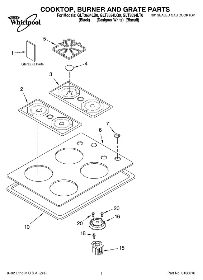 Diagram for GLT3634LB0
