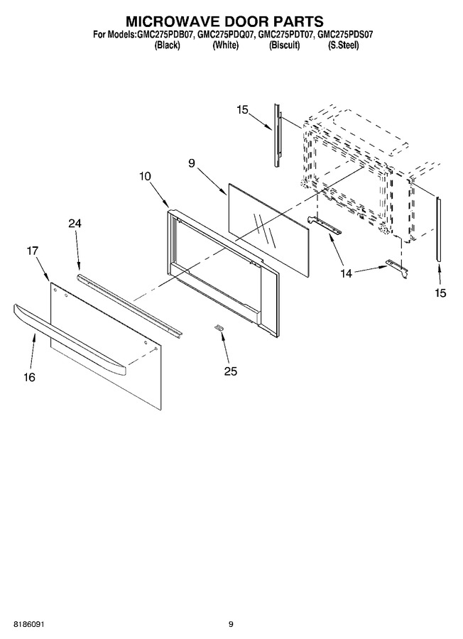 Diagram for GMC275PDQ07