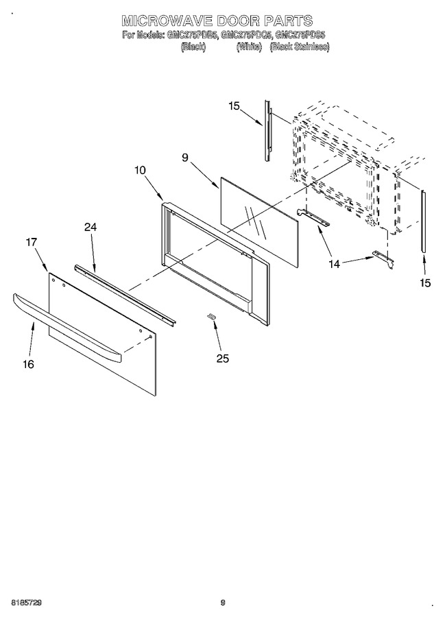 Diagram for GMC275PDQ5