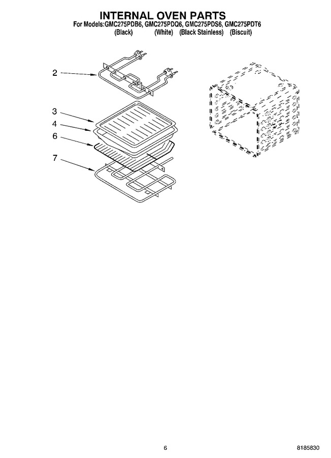 Diagram for GMC275PDT6