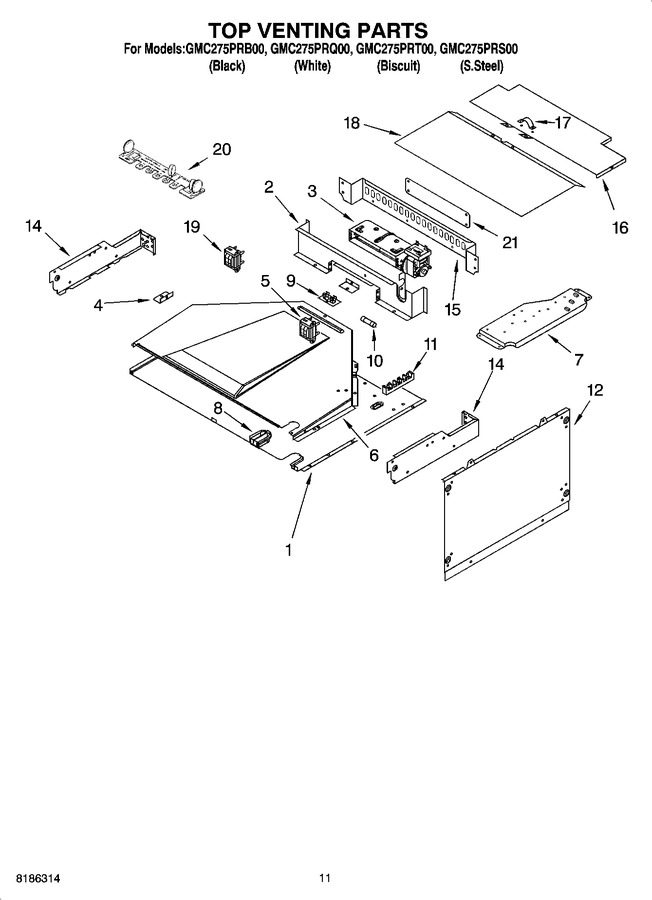 Diagram for GMC275PRT00