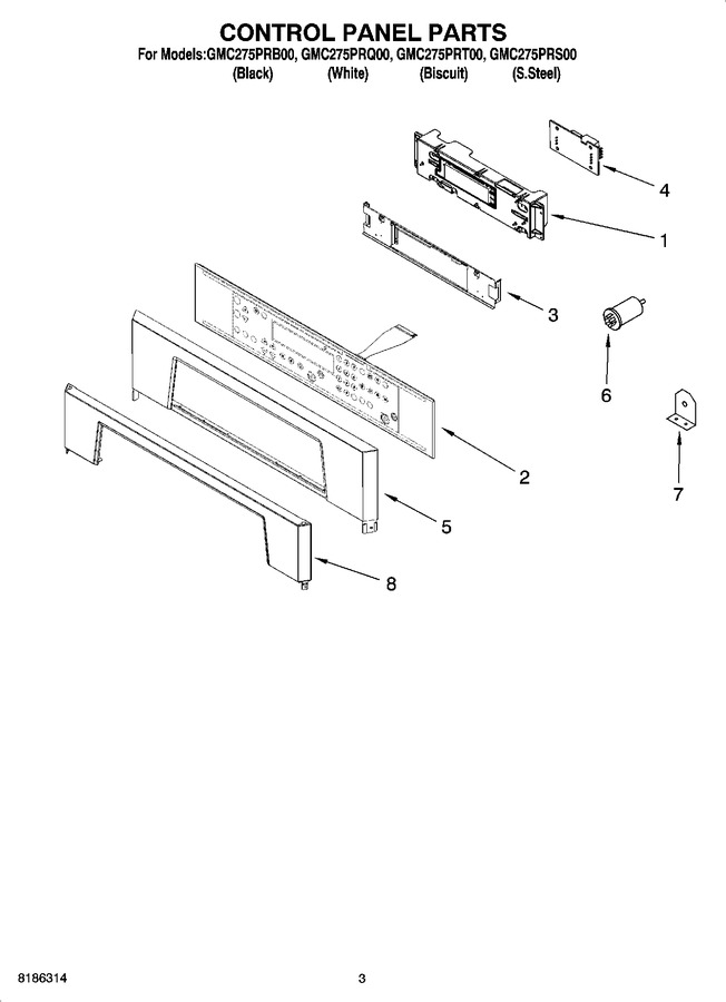 Diagram for GMC275PRQ00