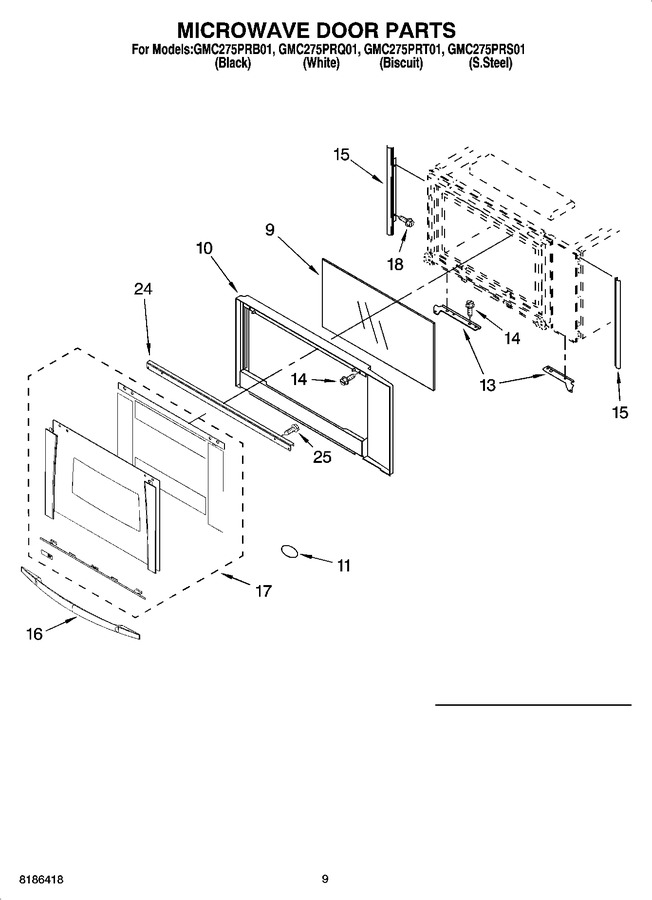 Diagram for GMC275PRS01