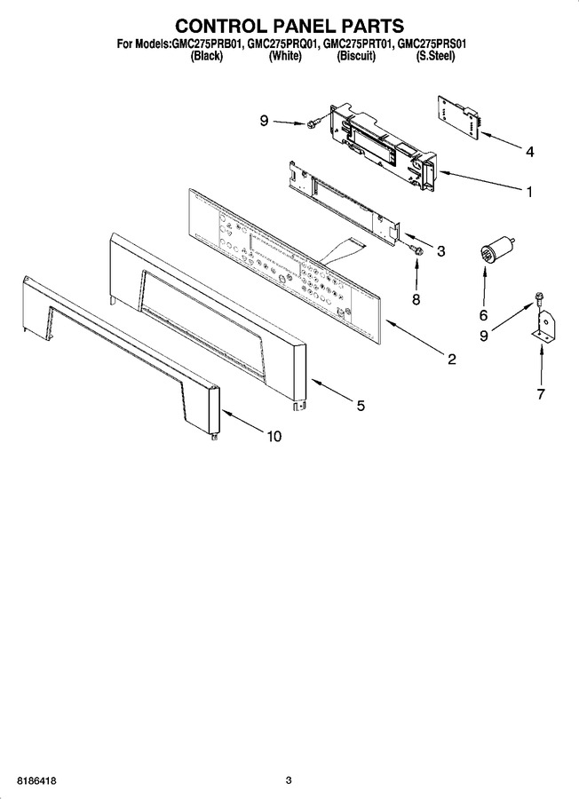 Diagram for GMC275PRS01