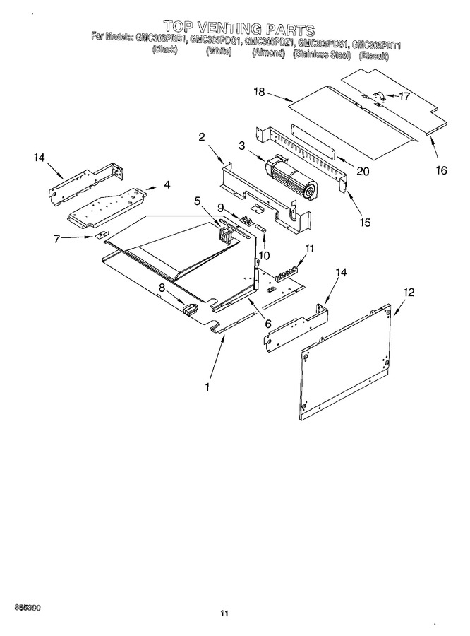 Diagram for GMC305PDZ1
