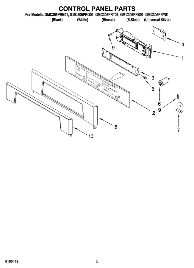 Diagram for GMC305PRQ01