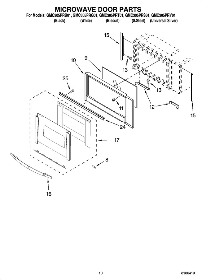 Diagram for GMC305PRQ01