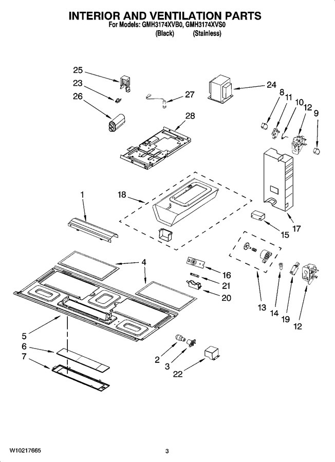 Diagram for GMH3174XVS0