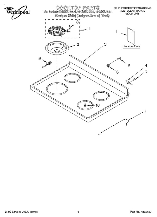 Diagram for GR395LXGB1