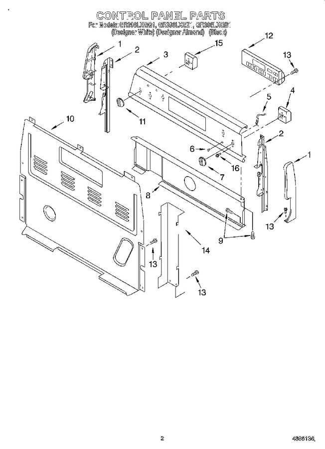 Diagram for GR396LXGZ1