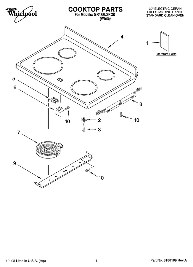 Diagram for GR438LXRQ0