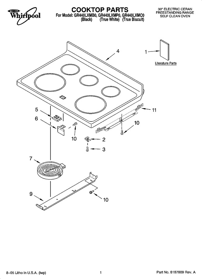 Diagram for GR440LXMB0