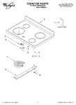 Diagram for 01 - Cooktop Parts