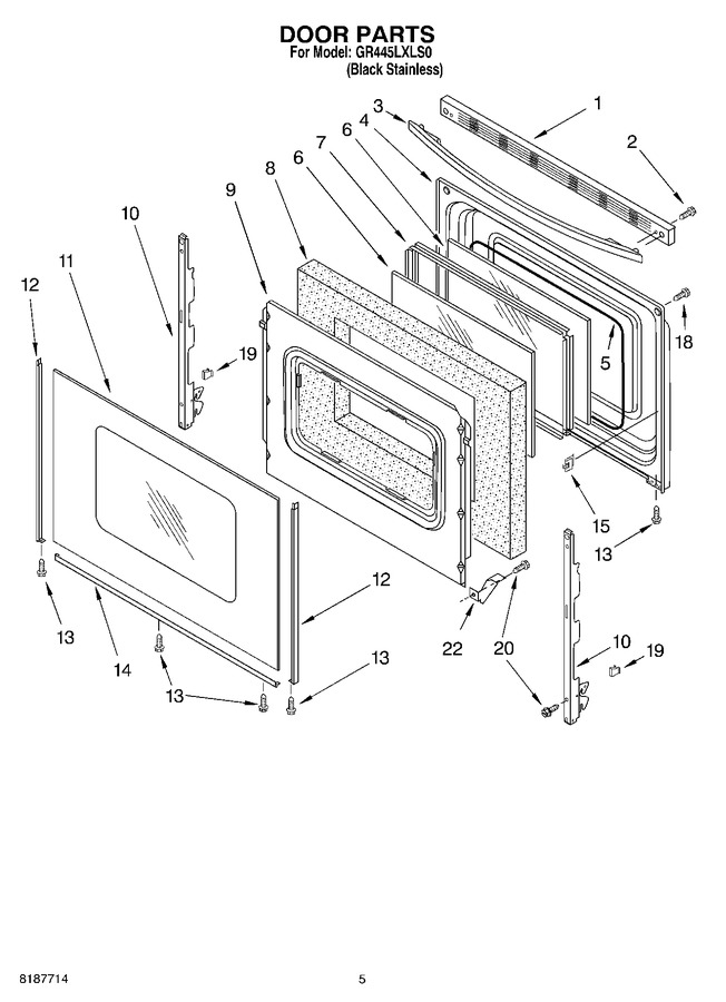 Diagram for GR445LXLS0