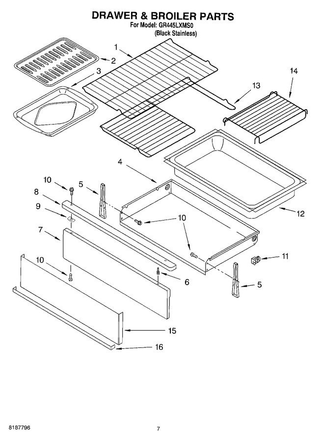 Diagram for GR445LXMS0