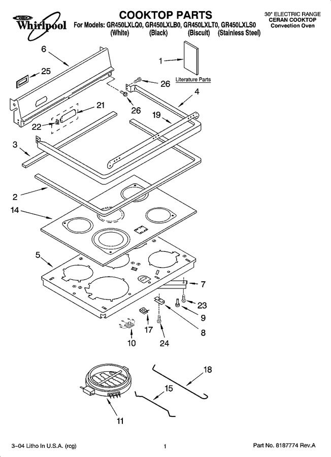 Diagram for GR450LXLB0