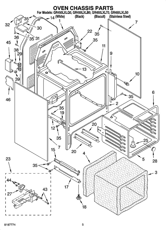 Diagram for GR450LXLB0
