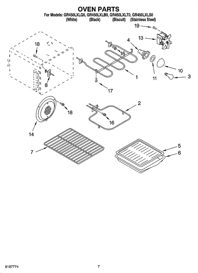 Diagram for GR450LXLB0