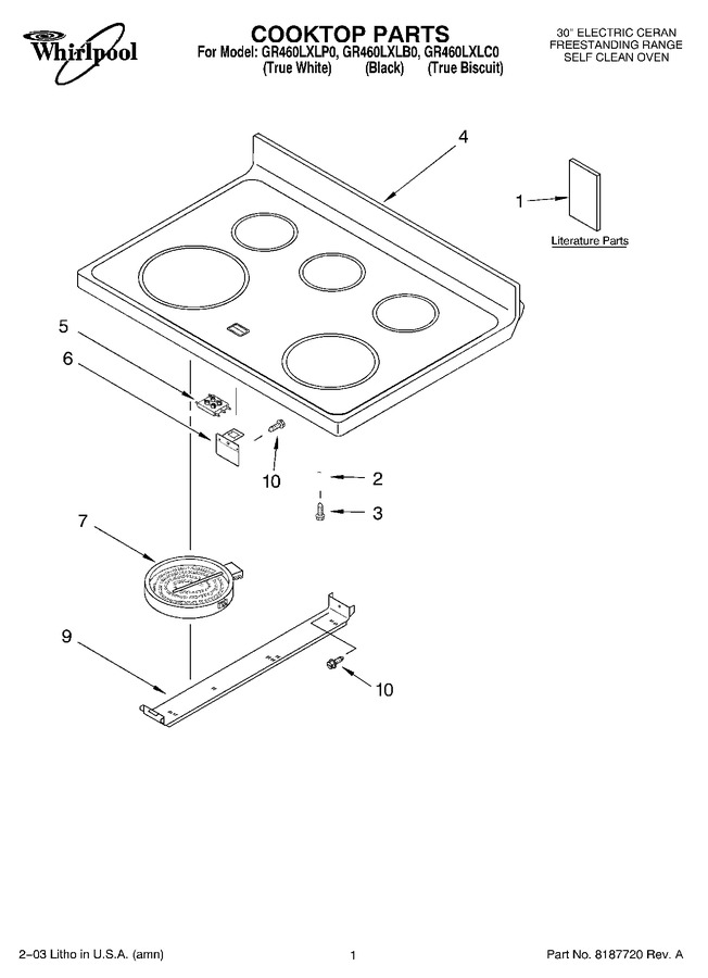 Diagram for GR460LXLB0