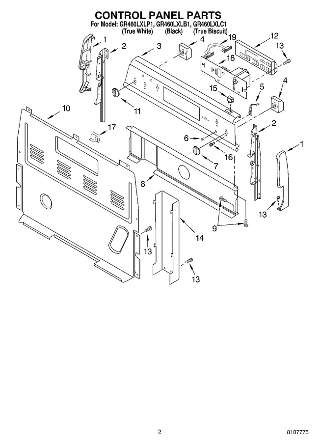 Diagram for GR460LXLB1
