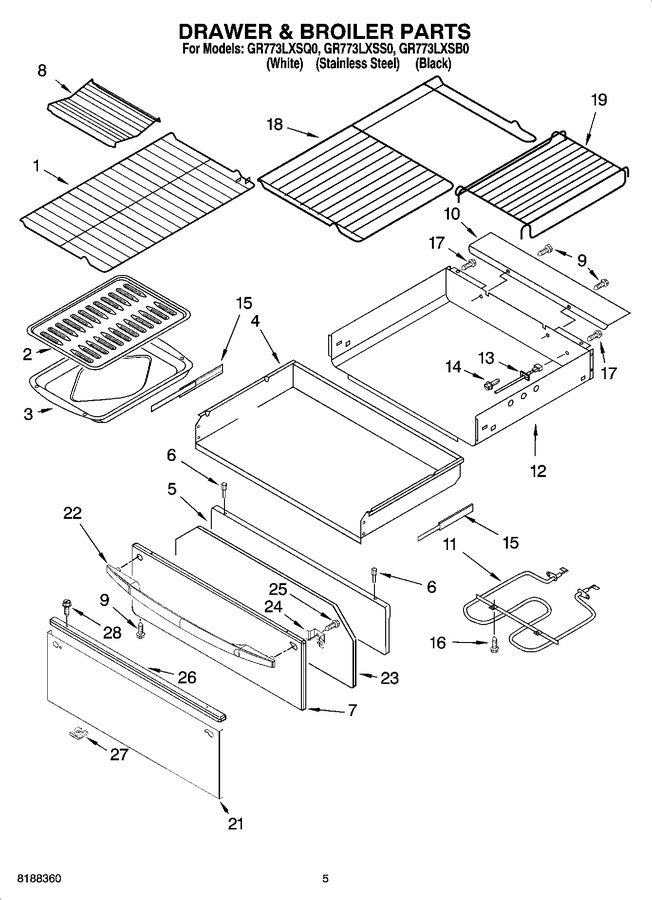 Diagram for GR773LXSB0