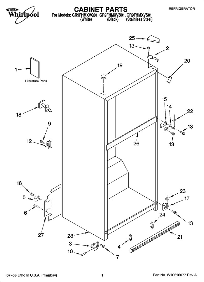 Diagram for GR9FHMXVQ01