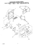 Diagram for 08 - Dispenser Front