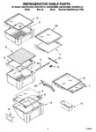 Diagram for 03 - Refrigerator Shelf Parts