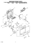 Diagram for 08 - Dispenser Front Parts