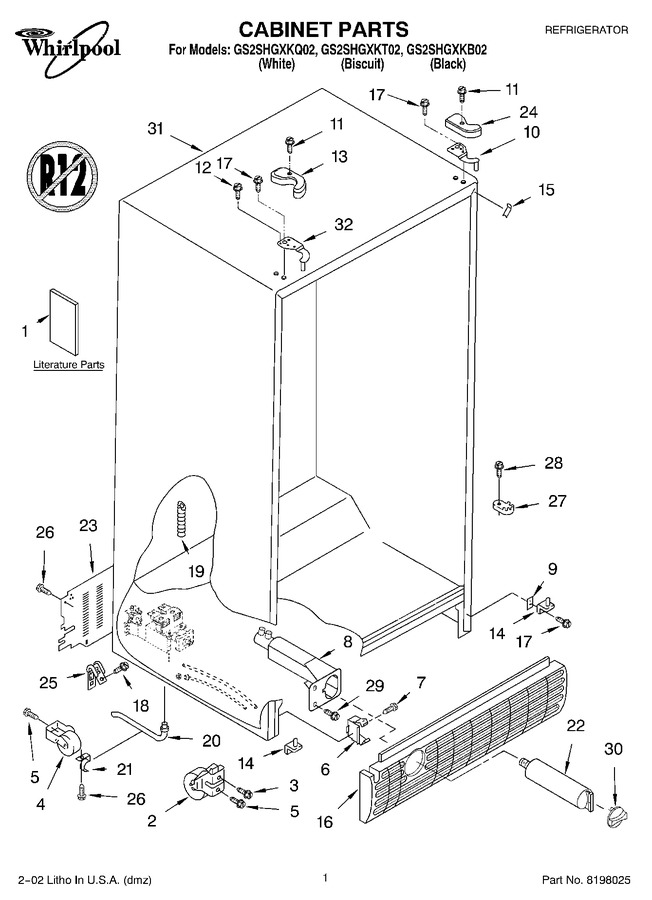 Diagram for GS2SHGXKT02