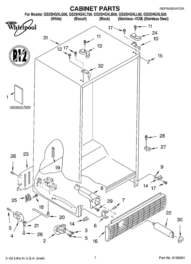 Diagram for GS2SHGXLT00