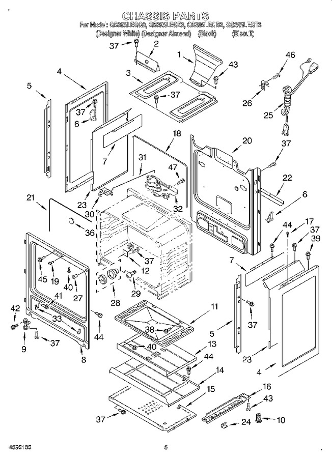 Diagram for GS395LEGZ3