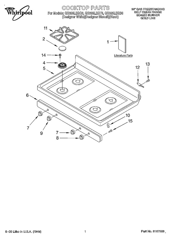 Diagram for GS395LEGQ6
