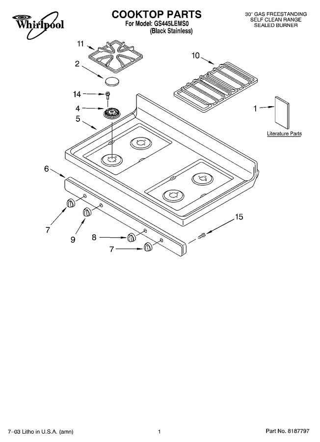 Diagram for GS445LEMS0