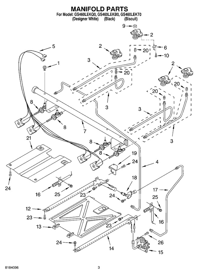 Diagram for GS460LEKQ0