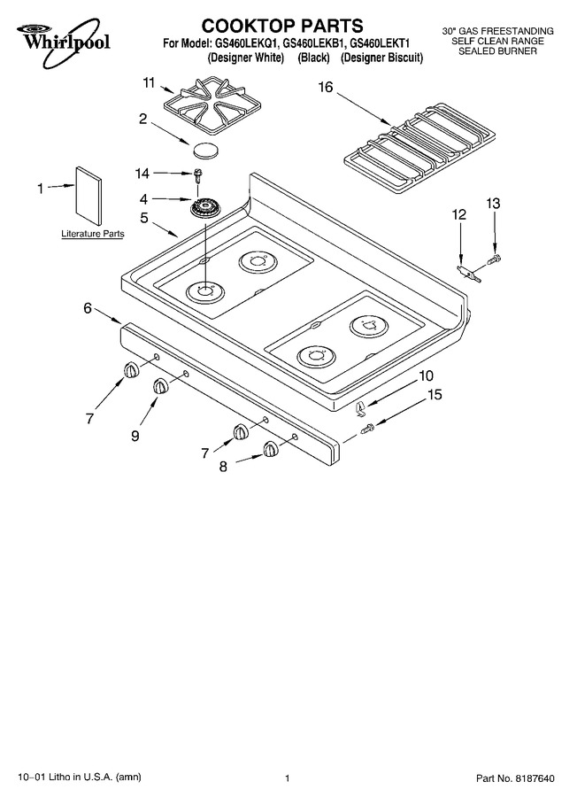 Diagram for GS460LEKB1