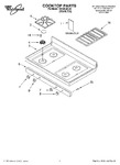 Diagram for 01 - Cooktop Parts