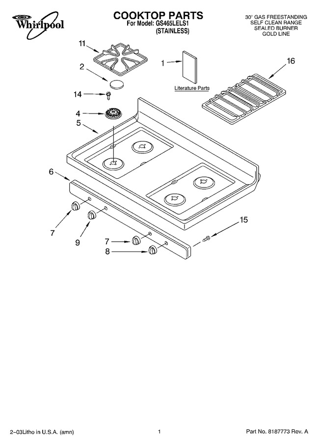 Diagram for GS465LELS1