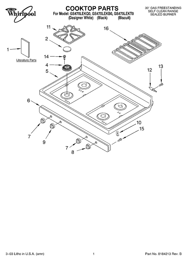 Diagram for GS470LEKB0