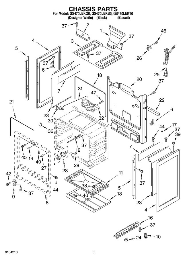 Diagram for GS470LEKB0