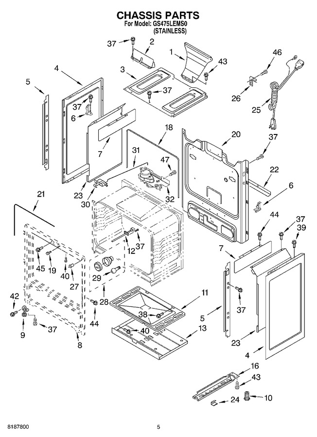 Diagram for GS475LEMS0