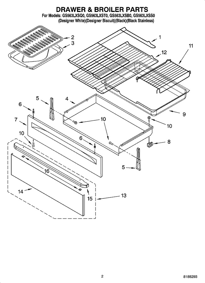 Diagram for GS563LXSS0